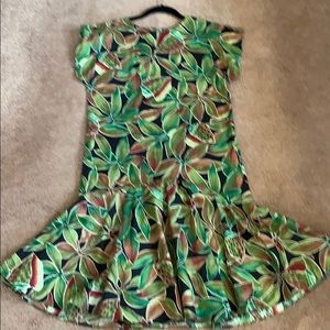 Vintage Hilo Hattie leaf print dress